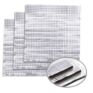 1PC 200mm X 200mm Foil Self-adhesive Heat Insulation Cotton 10mm Thickness 3D Printer Heating Bed Sticker