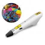 SKYBRIDGE 3D Pen Model for 3D Drawing, Craft and Modelling, Highly Durable Wear Resistance, 185x29x43 mm (White)