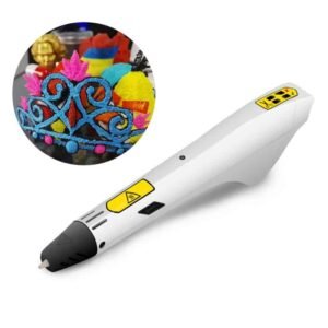 SKYBRIDGE 3D Pen Model for 3D Drawing, Craft and Modelling, Highly Durable Wear Resistance, 185x29x43 mm (White)