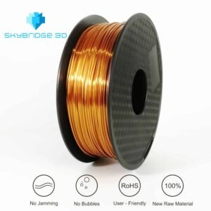 SKYBRIDGE 3D New PLA Silk Copper – 1kg Filament 1.75mm for 3D Printing