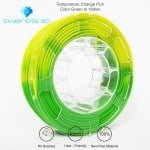 SKYBRIDGE 3D PLA Color Change Green to Yellow – 1kg Filament 1.75mm for 3D Printing