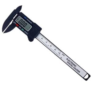 100mm 4 inch LCD Digital Electronic Carbon Fiber Vernier Caliper Gauge Micrometer Measuring Tool
