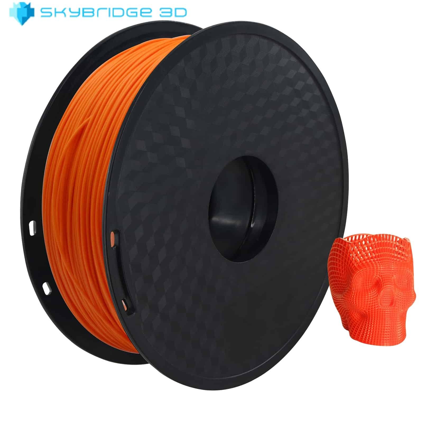 SKYBRIDGE 3D Orange PLA+ Filament 1.75mm for 3D Printing